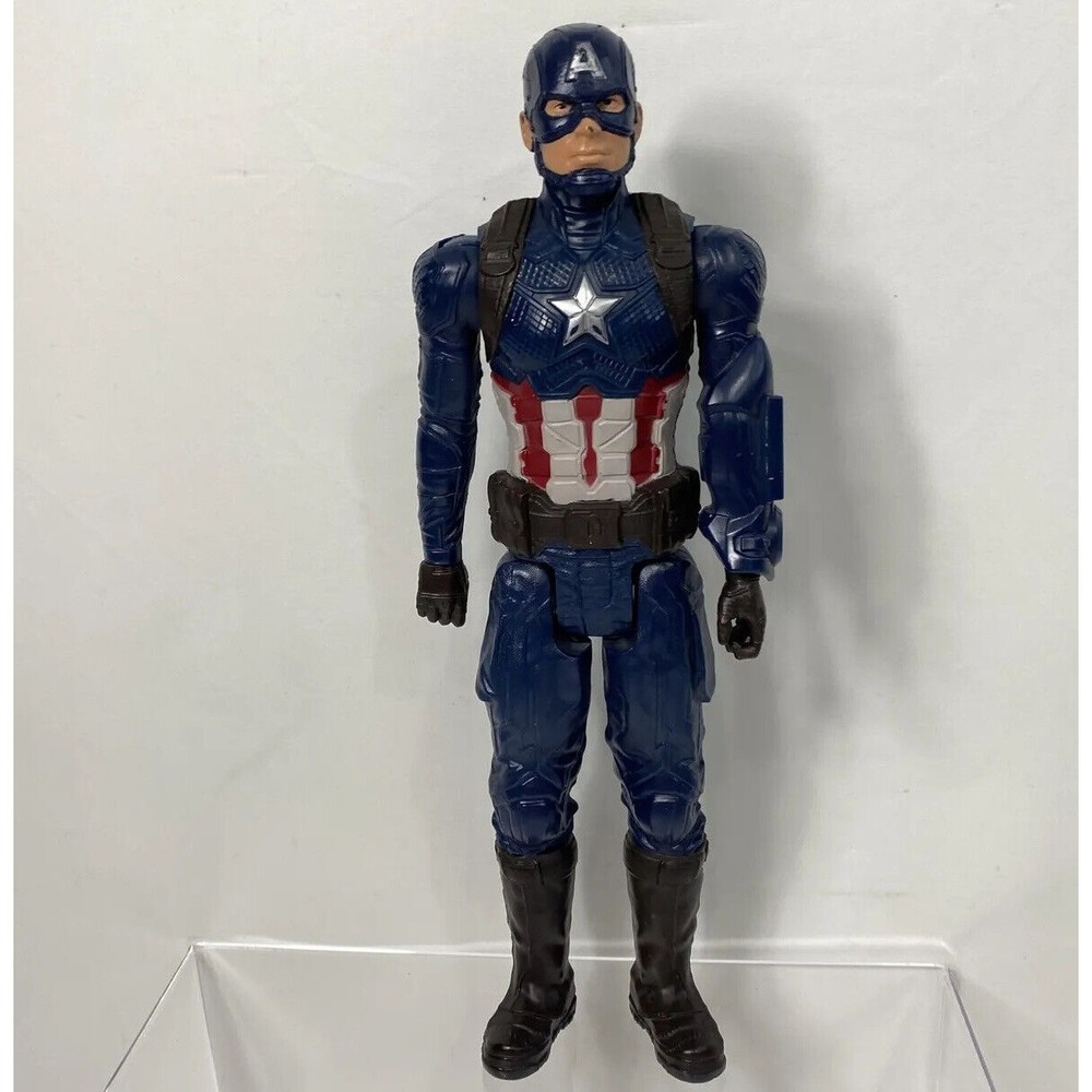 Marvel Titan Hero Series Captain America Action Figure Avengers 12” Chris Evans